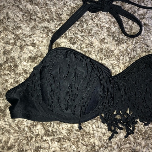Xhilaration Fringe Bikini Top - Picture 2 of 6